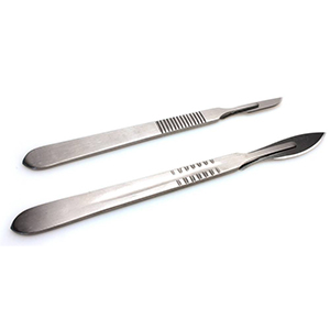 Scalpel with handle length 130mm